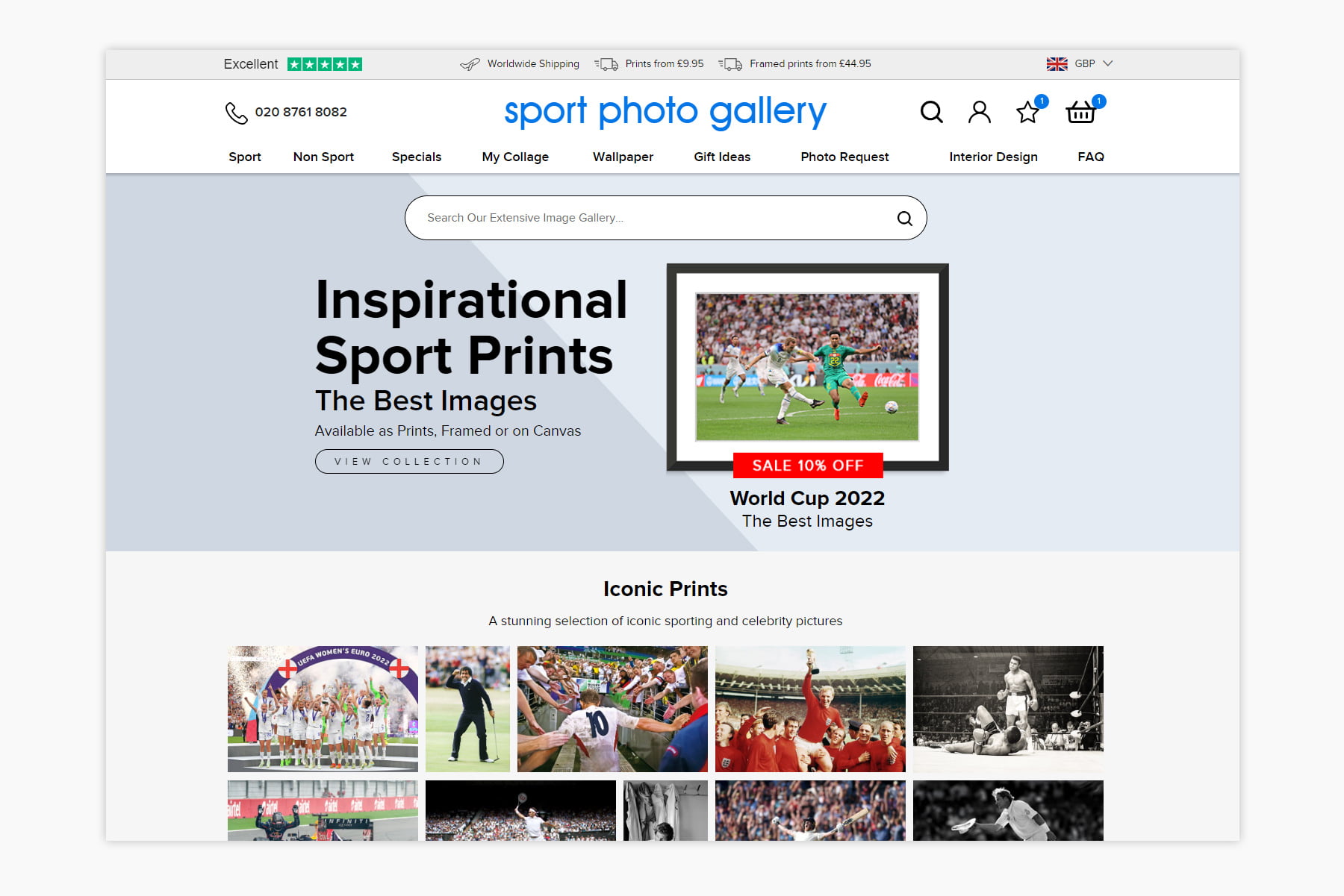 Sport Photo Gallery Homepage