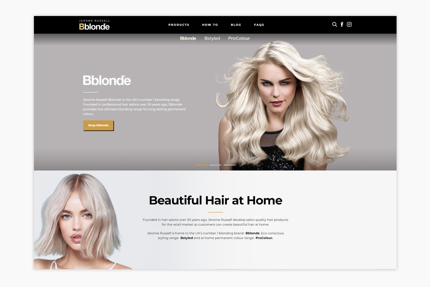 Bblonde Homepage