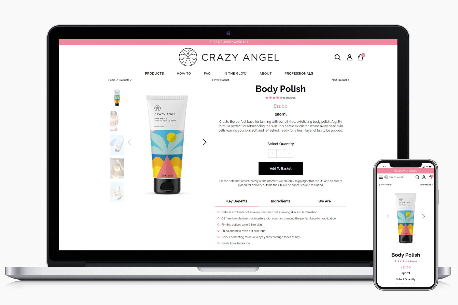 Crazy Angel Product Page
