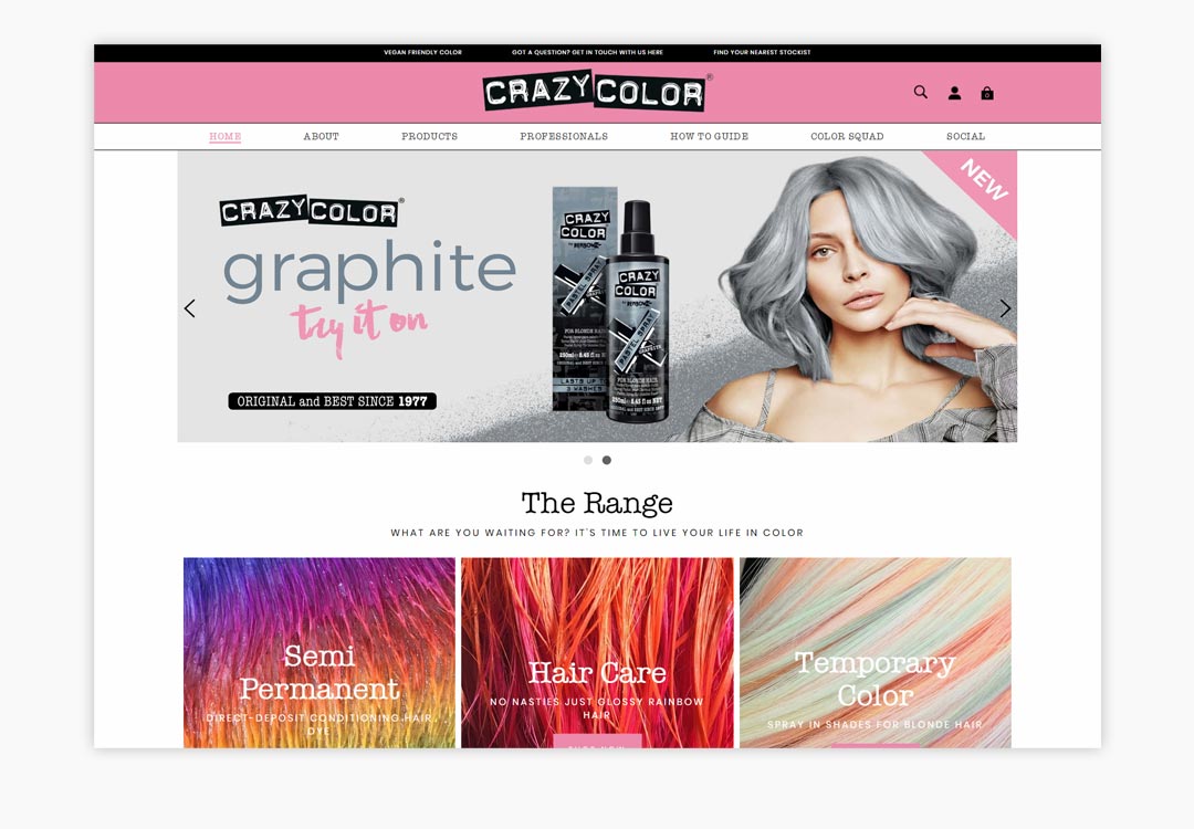 Crazy Color Homepage