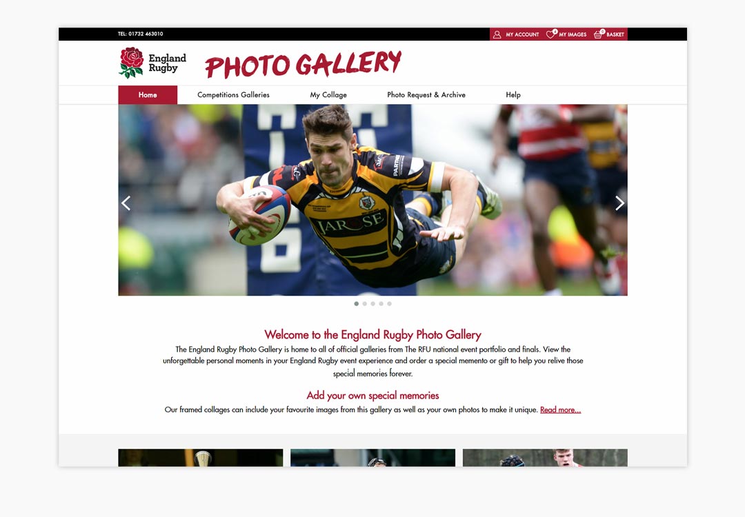 England Rugby Homepage