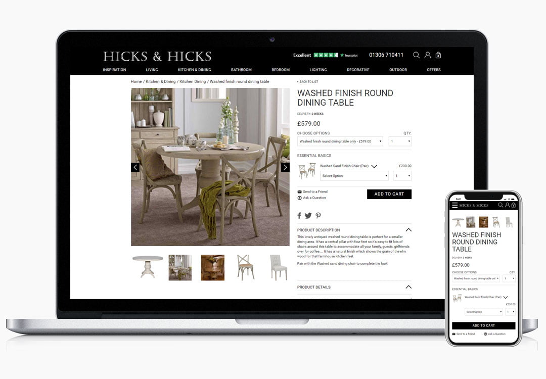 Hicks and Hicks Product Page